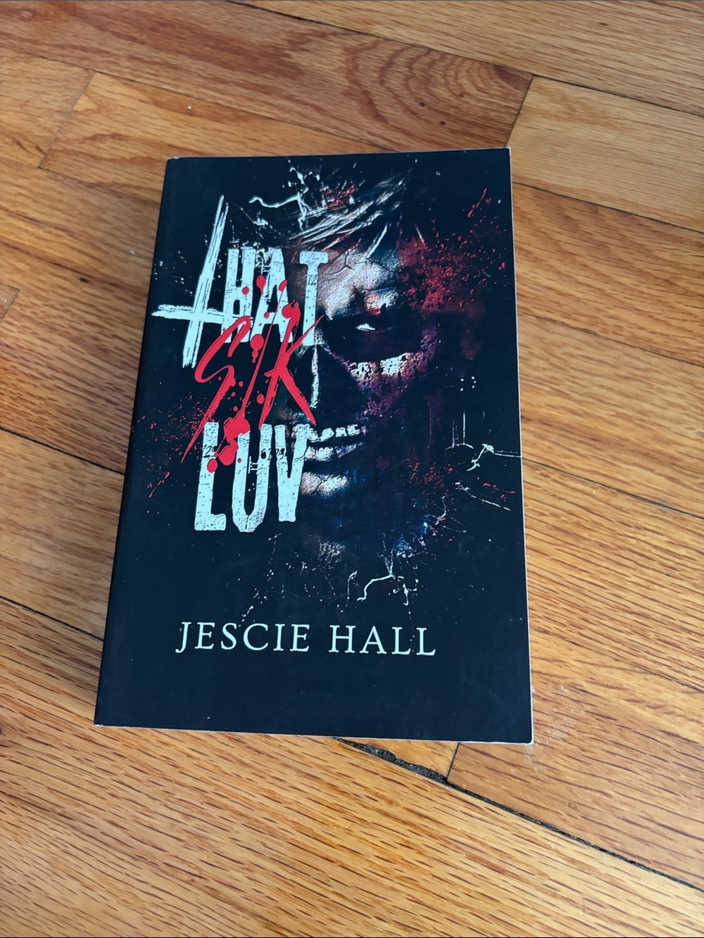 Hate Sir Luv by Jescie Hall - Black & Red Paperback